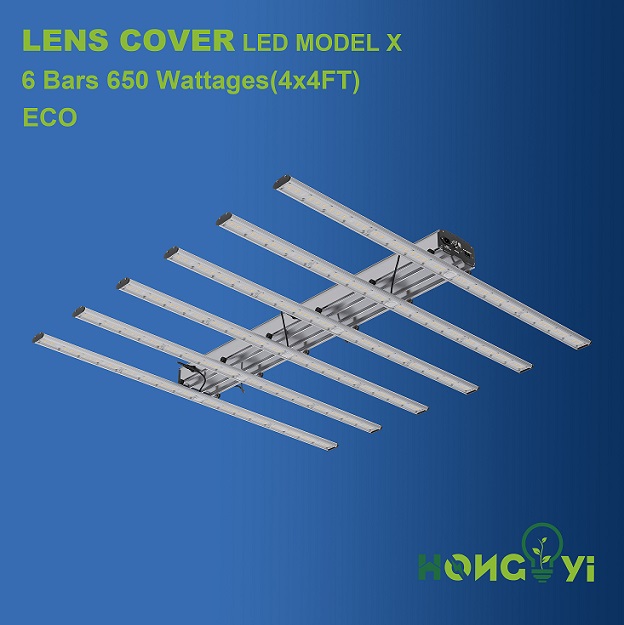LENS Cover LED Model X 6 bars 650W ECO 9V 2835