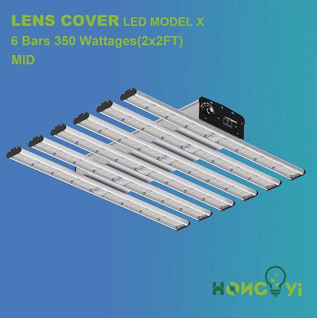 LENS Cover LED Model X 6 bars 350W MID 3V 2835