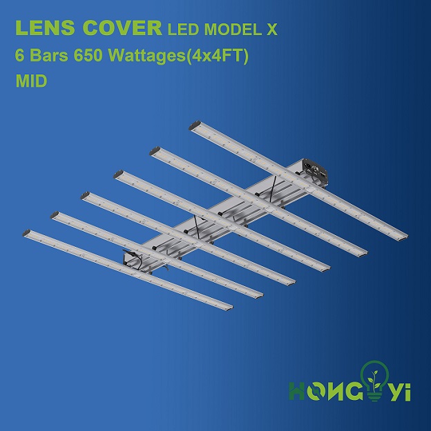 LENS Cover LED Model X 6 bars 650W MID 3V 2835